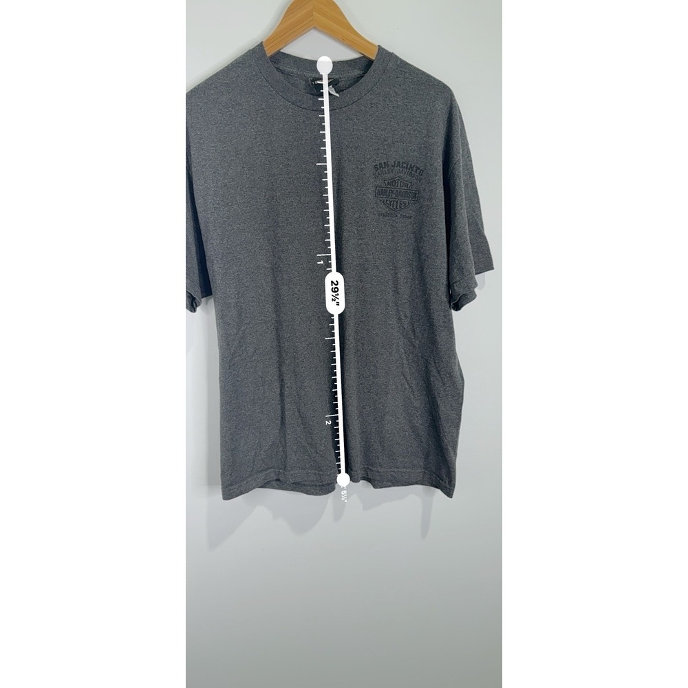 Harley-Davidson Men's Pasadena Texas Gray Short Sleeve Graphic T-shirt Size XL - Picture 6 of 15